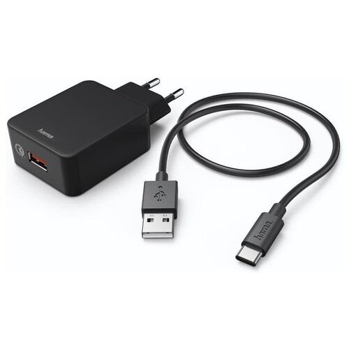  Punjač set USB-C 19.5W 1.5m crni Slike