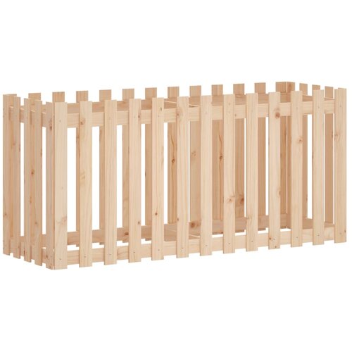  Povi&amp;scaron;ena vrtna gredica 150x50x50 cm od masivne borovine Slike