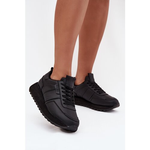 Big Star Women&amp;#039;s Leather Sneakers On Platform Slike