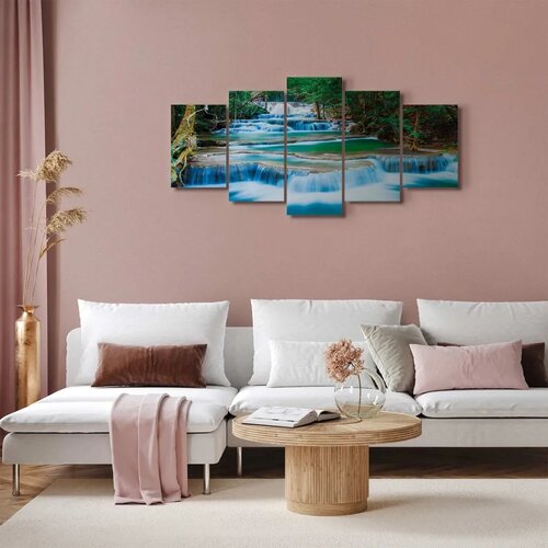  Slika - Blue Waterfall in Kanchanaburi  Thailand 225x112.5 Cijene