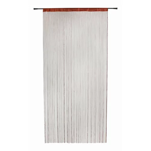 Mendola Fabrics Prosojna zavesa v bakreni barvi 140x285 cm String – Mendola Fabrics