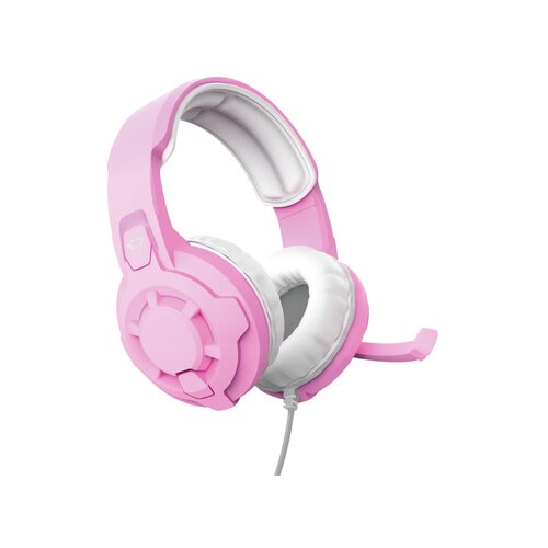 Trust slušalice GXT411P RADIUS žična/gaming/roze Slike