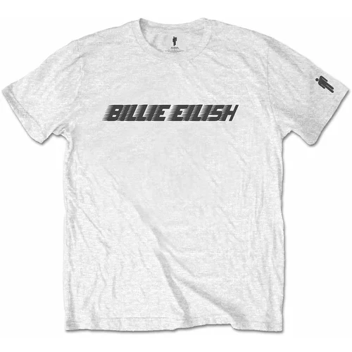 Billie Eilish Košulja Racer Logo Unisex White S
