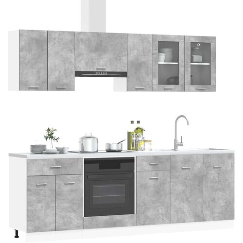  Kuhinjska jedinica Lyon 8 pcs Konstruirano drvo Slike