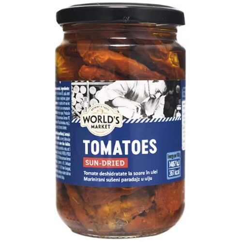 World&amp;iquest;s market Suseni paradajz World`s market 280g Slike