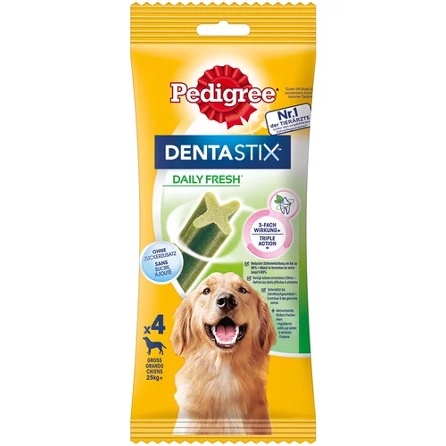Pedigree Dentastix Fresh Daily Freshness - Za velike pse (> 25 kg), 4 komada