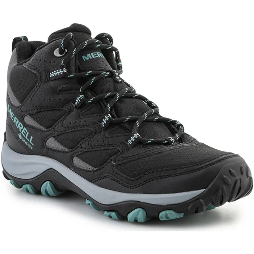 Merrell Pohodništvo West Rim Sport GTX Black Noir J036552 Črna