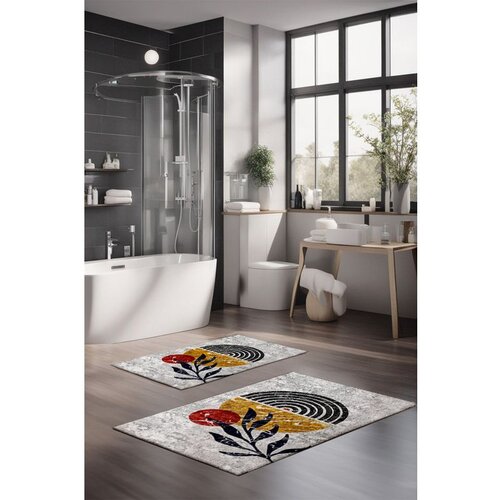  CT-5406 multicolor bathmat set (2 pieces) Cene
