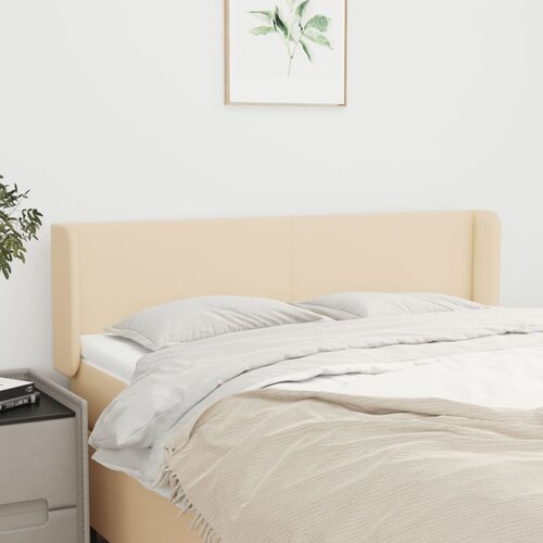 vidaXL Vzglavje z ušesi krem 147x16x78/88 cm blago Cene