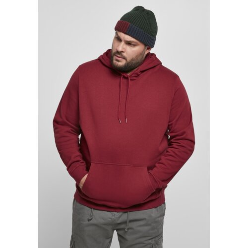 Urban Classics Organic Basic Hoody Burgundy Cene