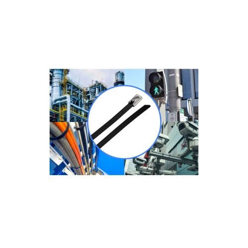 TRU COMPONENTS TC-12656668 Čelične kabelske vezice 290 mm 4.6 mm AISI 316 s premazom 10 St. Cijene