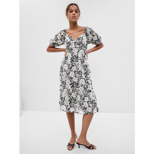 GAP flowered midi dress - women Cene