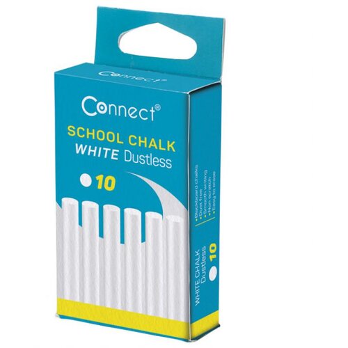  KREDA &amp;Scaron;KOLSKA OKRUGLA BESPRA&amp;Scaron;NA FI-10 MM PK10 CONNECT BIJELA BLISTER Slike