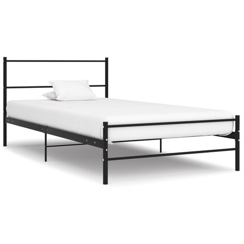 vidaXL Okvir za krevet crni metalni 90 x 200 cm Cijene