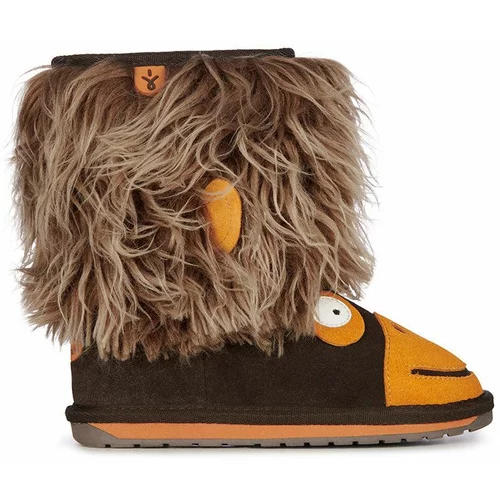 EMU Australia Dječje cipele za snijeg od brušene kože Orangutan boja: smeđa
