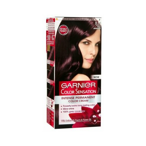 Garnier color Sensation 3.16 amethyste farba za kosu Slike