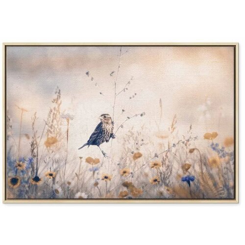  Slika - August Melody 120x80 U prirodnom drvenom okviru Slike