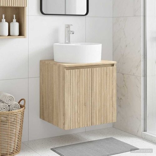  Umivaonik s policom Hrast sonoma 49,5 x 44,5 x 65 cm Cene