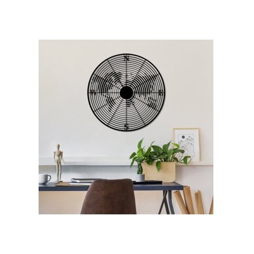 WALLXPERT dekorativni metalni zidni pribor sonar crna boja Slike