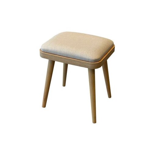 Hanah home Vina Mini 1005 - Oak, Cream OakCream Stool Set (2 Pieces) Cene