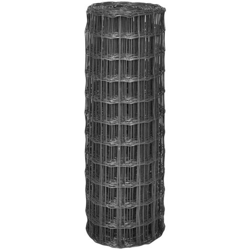 vidaXL Euro ograda 25 x 0,8 m čelična siva Cene