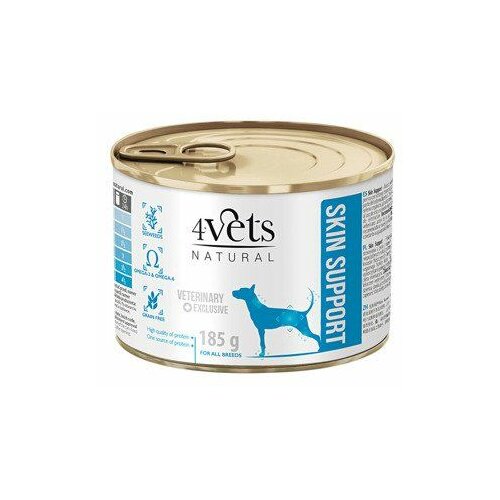  4Vets Natural Dog Veterinarska Dijeta Skin Suport 185g Cene