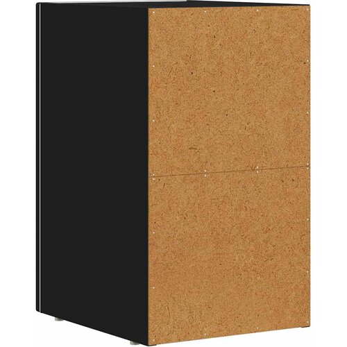  Noćni ormarić Crna 29,5 x 33,5 x 50 cm Konstruirano drvo Slike