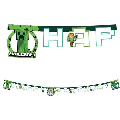 Procos Minecraft tematski party transparent 200 cm Cene