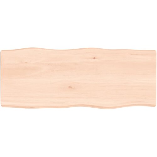 vidaXL Stolna ploča 100x40x6 cm netretirana hrastovina sa živim rubom Cijene