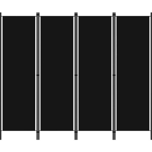 vidaXL Paravan 4-delni črn 200x180 cm Cene