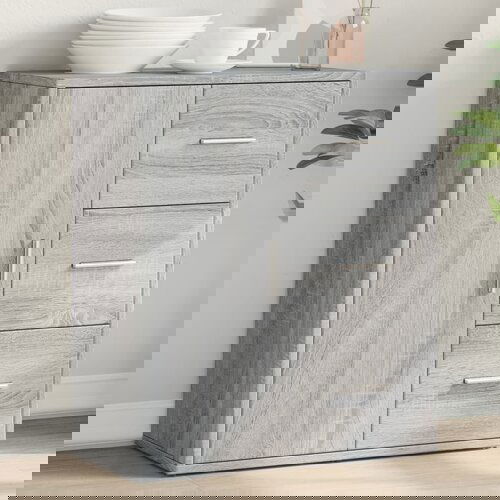 vidaXL Komoda siva boja hrasta 60x31x70cm od konstruiranog drva Cijene