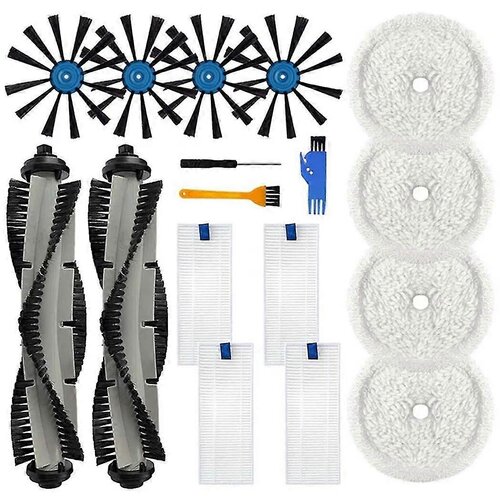INORCO Za robotski sesalnik 3115/EV675 Glavna stranska krtača Hepa Filter Mop Rag Cloth Nadomestni dodatek, (21843911) Slike