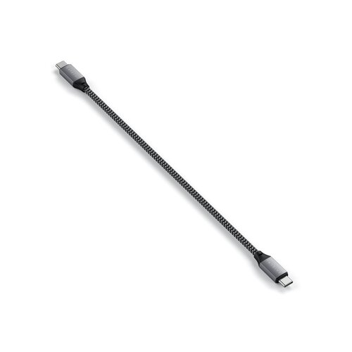 Satechi USB-C to USB-C Short Cable - 25cm - Space Grey (ST-TCC10M) Slike