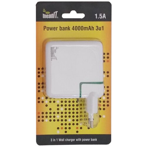 Mean IT Punjač prijenosni za mobitele + LED svjetiljka, 4000mAh – POWER BANK 4000mAh, 3IN1 Cijene
