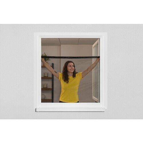 SCHELLENBERG Mrežica za zaštitu od insekata Easy Open (Š x V: 130 x 150 cm, Boja tkanine: Antracit, Pričvršćivanje čičkom, Prikladno za: Prozor) Cijene