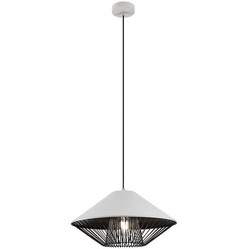  Redo 01-3004 - Visilica na sajli GRILL 1xE27/42W/230V prečnik 39,6 cm crna/bela Cene