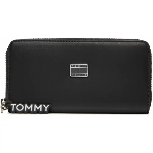 Tommy Jeans Velika ženska denarnica Tjw City Girl Large Za AW0AW15835 Black BDS