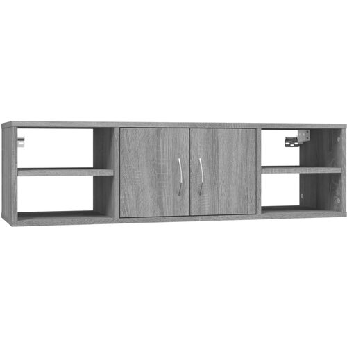 Maison Chic Stenska polica - Viseča Polica siva sonoma 102x30x29 cm inženirski les, (21794119) Cene
