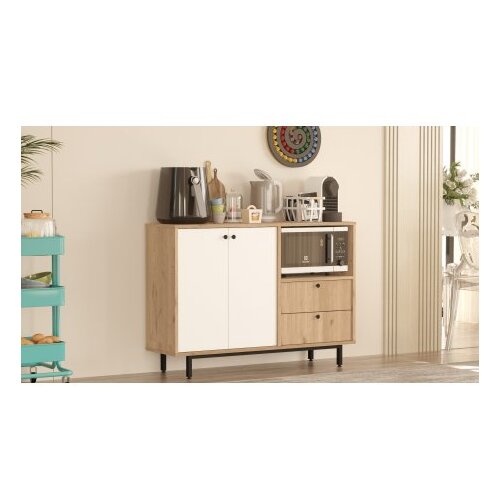 Hanah home Komoda RE2-SW, 120x85x35,5 cm, Bijela Slike
