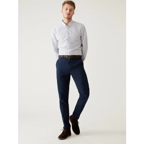 Marks & Spencer Chino Hlače Modra