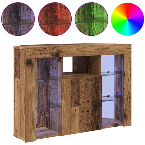  Kotni LED TV ormar 100x40x68cm Staro drvo Konstruirano drvo Slike