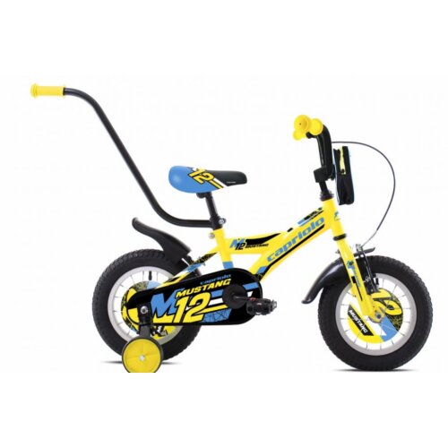 Capriolo dečiji bicikl Mustang 12in žuto crni Slike