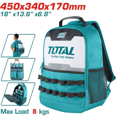TOTAL TOOLS Nahrbtnik za orodje, 8kg, serija INDUSTRIAL (THBP0201), (20849206) Cene