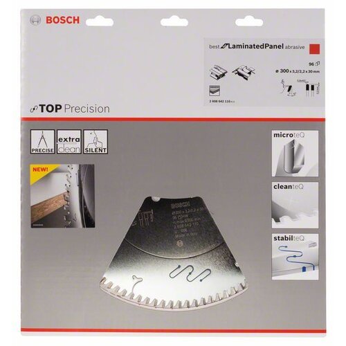 Bosch List kružne testere Top Precision Best for Laminated Panel Abrasive 2608642110, 300 x 30 x 3,2 mm, 96 Cene