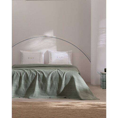 Madame coco Set letnje posteljine Mathilda, 4 komada, 200x220cm, Zeleni Slike