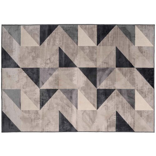 Douceur d int&amp;eacute;rieur Siva/bež preproga iz me&amp;scaron;anice bombaža 140x200 cm Graphic &amp;ndash; Slike