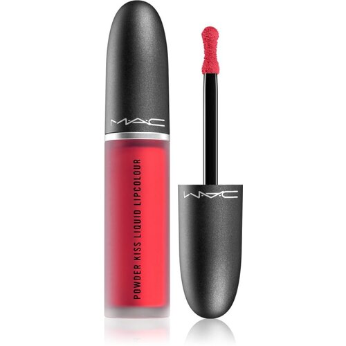 MAC Cosmetics Powder Kiss Liquid Lipcolour mat tekući ruž za usne nijansa Escandalo! 5 ml Slike
