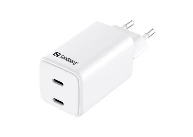 Sandberg AC punjač Dual USB-C PD65W EU Cene