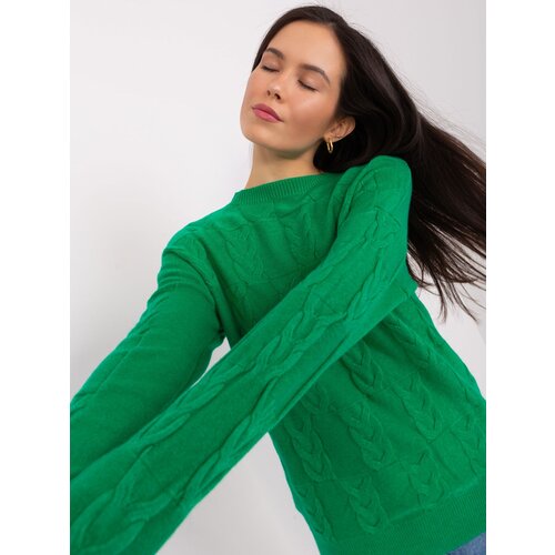 Wool Fashion Italia Sweater-AT-SW-2340.22-green Cene