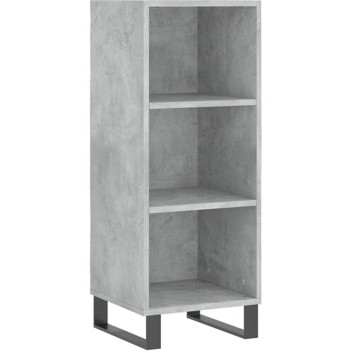  Komoda siva boja betona 34,5x32,5x90 cm od konstruiranog drva Slike